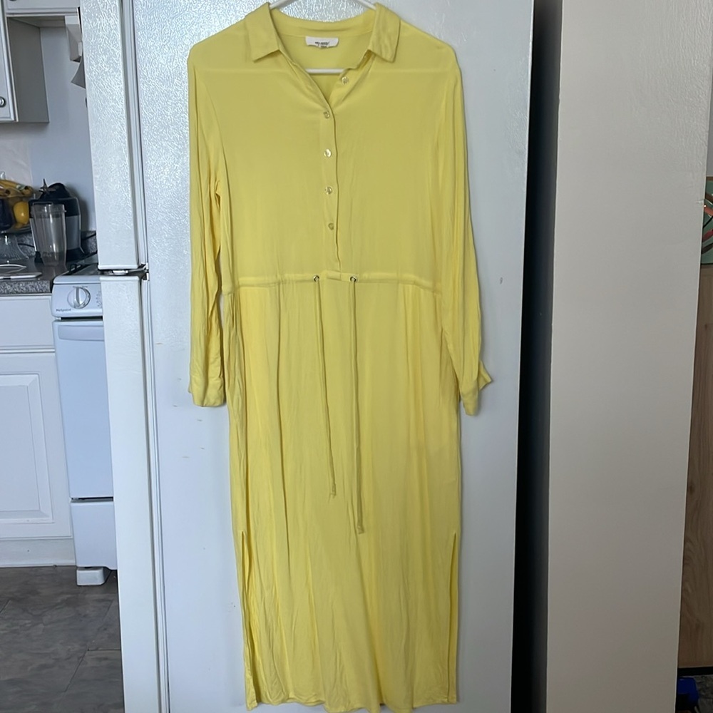 Sita Murt Size 36‎ Yellow Women's Dress Linen Blend